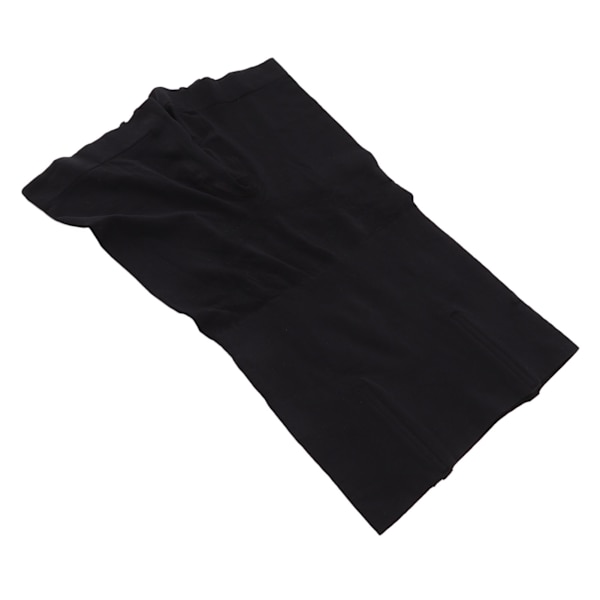 Sømløs mave kontrol shapewear høj talje lår slanker røv løfter body shaper shorts sort til kvinder XL/XXL