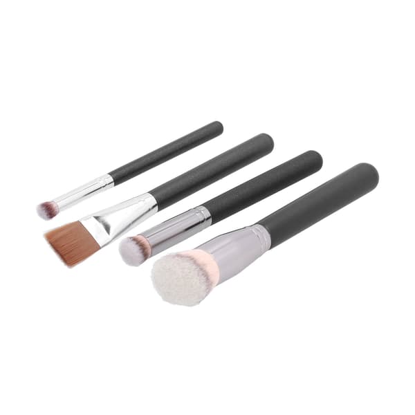 4 STK Makeup Børstesæt Bløde Børstehår Kosmetiske Børster til Foundation Concealer Blush Pudder