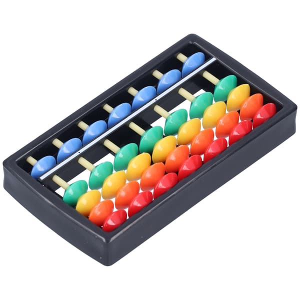 Abacus Exquisite Home Office Kannettava Värikäs Helmitaulu Laskentatyökalu Opetuslelu