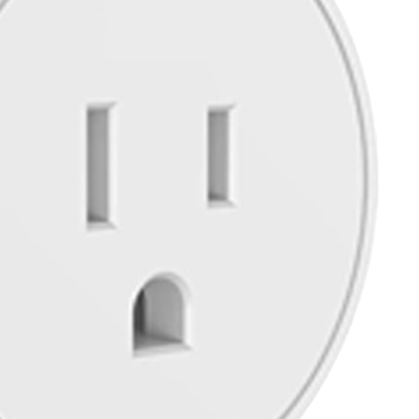 Smart Plug Fjernbetjening Stemmestyring US Smart Home WiFi-stikkontakt til hjemmet Hotel 10A 100V-240V Hvid