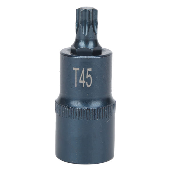 Socket Bit Star ruostesuojattu korkean tarkkuuden S2 seosteräs sininen muovin sisäänotto 1/2X55XT45