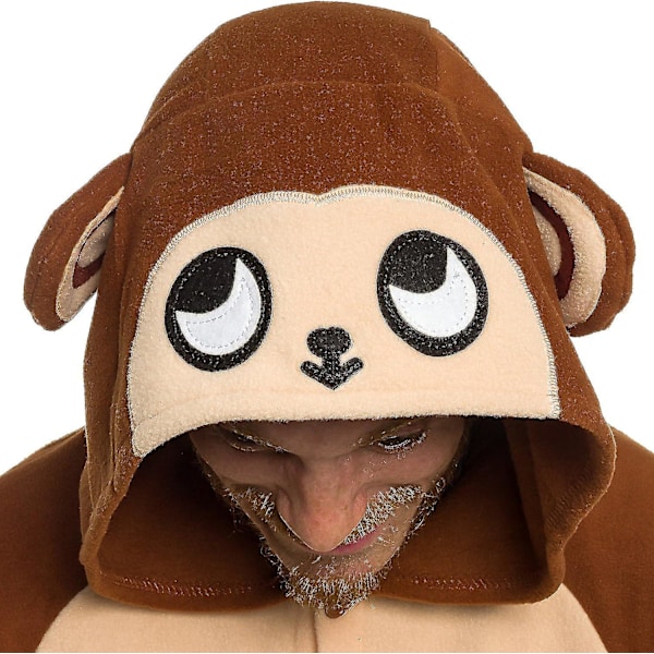 Funziez! Vuxen Djur och Havsdjur Plysch Cosplay Dräkt Medium Apa