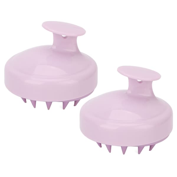 2 st hårbottenmassager multifunktionell hushållssilikonmassagebadborste skäggborste hårschampoborste