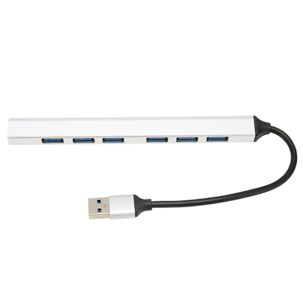 7 i 1 USB3.0 Hub USB3.0 til 7 USB3.0 Plug and Play USB Dockingstation USB Hub Adapter til Windows til OS X