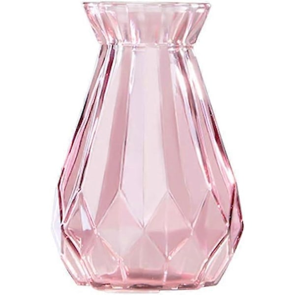 Passande Glasvas Enfärgad Klar Stil Rosa Glas Vattenflaska Kann 14,5cm Hög Dekorativ Hem Bröllop