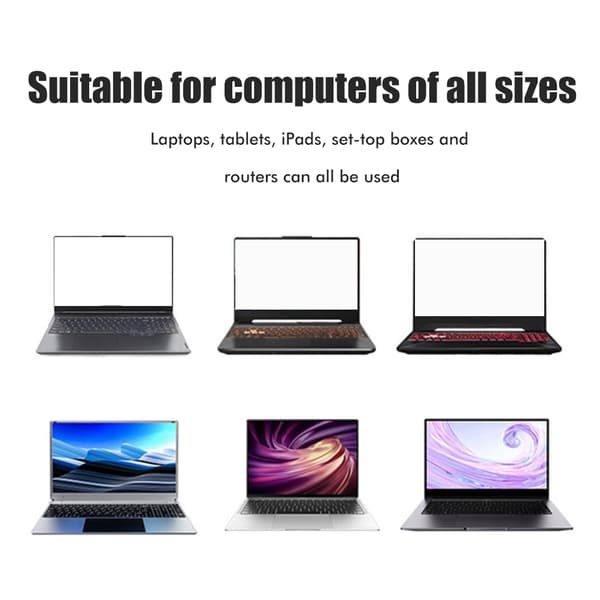 2 st bärbara laptopstativ för skrivbords-tangentbordsförhöjare Mini universella datorhållarstativ