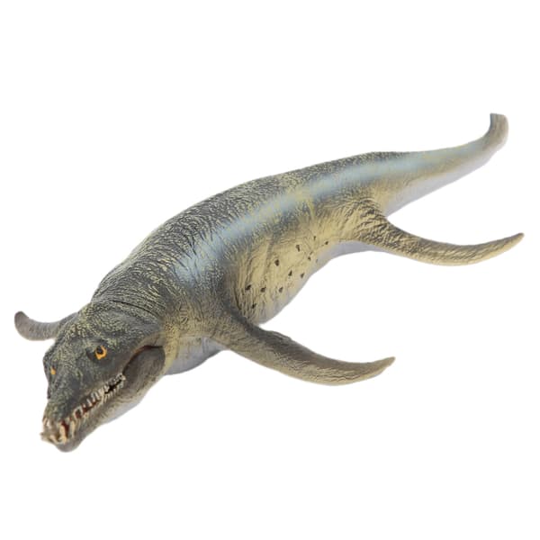 Simuleringsmodel af gul Kronosaurus-dinosaur, pædagogisk dinosaurmodellegetøj til børn, gul Kronosaurus-dinosaurmodel