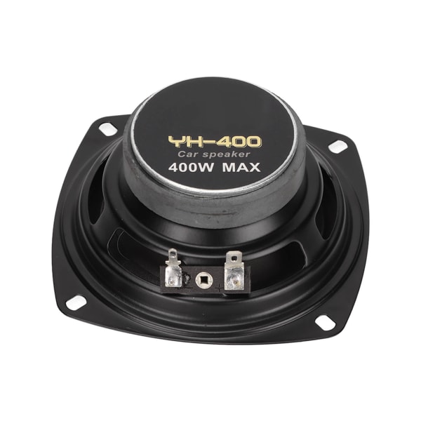 400W bilhögtalare mellanregister extern magnetisk typ koaxial 4 i bilhögtalare för bil lastbil svart