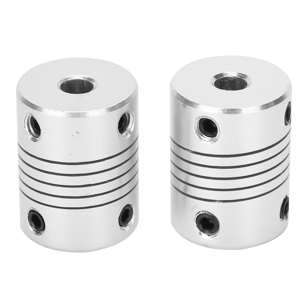 2 stk akselkobling fleksibel enkoder aluminiumslegering kobling trinnmotor DIY 3D-skriver 5x8 mm