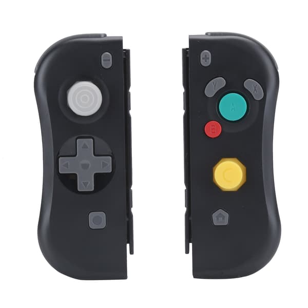 Langaton Gamepad Vasen Oikea Bluetooth-pelikahva NFC Awake -toiminnolla NS Switchille, Musta