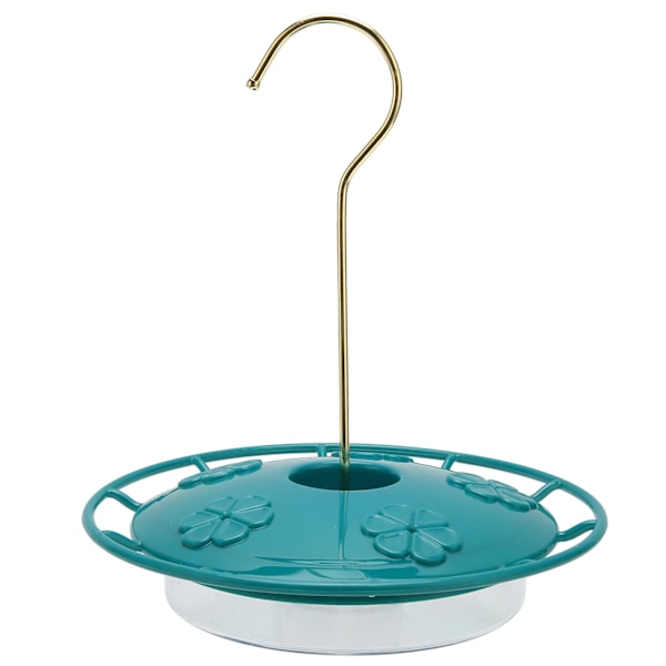 2kpl Hummingbird Feeder riippuva, ​​vuotamaton, helposti puhdistettava ja täytettävä lautasen humming-syöttölaite ripustuskoukulla tummanvihreä