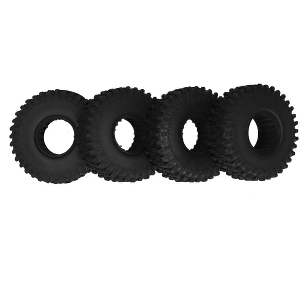 4 st 120 mm fjärrkontroll gummidäck däckbyte för SCX10/TRX4 1/10 RC-bil
