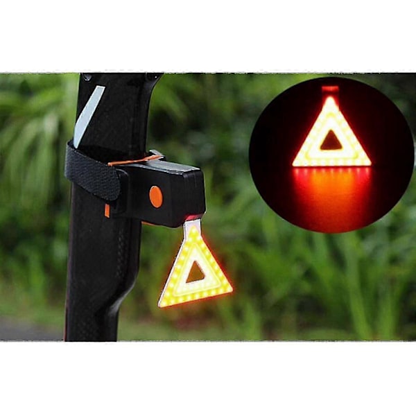 Supersterk LED Sykkellys, Front- og Baklys, Baklys for Landeveissykkel, MTB, Sykling - Bone Triangle