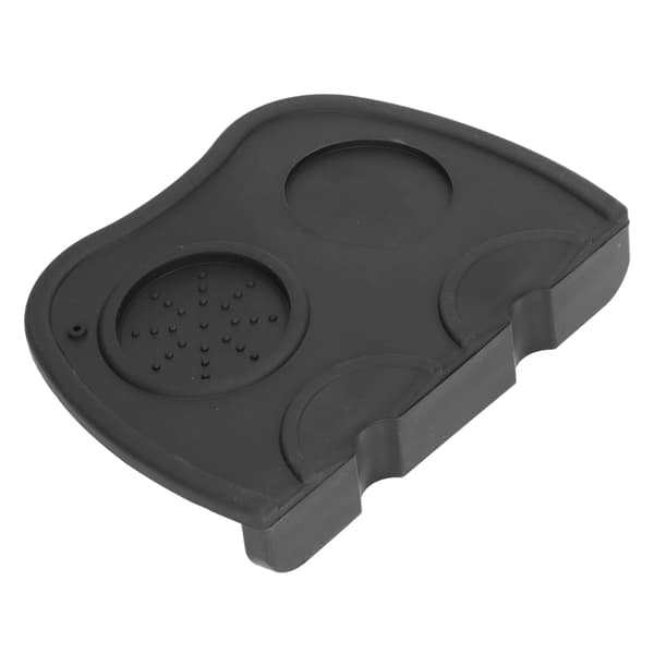 Kaffedistributørmatte Silikon Tamperpute Dobbelthull Sklisikker Holder for Drikkelaging