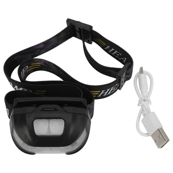 LED Hodelykt med Høy Lysstyrke Vanntett USB-lading for Camping Fiske