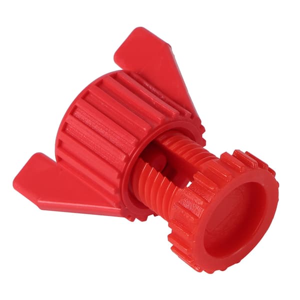 Plastskruvmuttersats för ventilationsfönster, fästutrustning, lantbrukstillbehör, röd 20 st