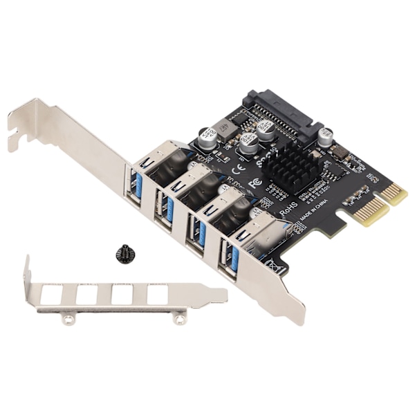 USB 3.0 PCIE udvidelseskort PH64 2U/4U VL805 Chip 5Gbps transmission 4 port USB udvidelseskort til Windows