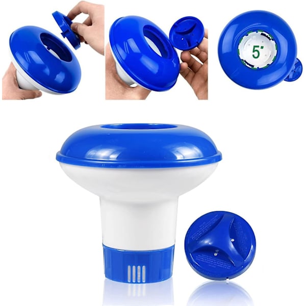 Flydende Justerbar Kemisk Klor Doseringsdispenser, Klor Doseringsdispenser til Swimmingpool, Vandland, Spa