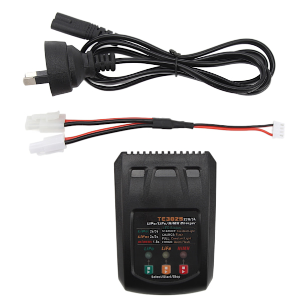 Balance Charger Mini Compact Stable Input Portable Lithium Polymer Balance Charger for Car AU Plug 100‑240V