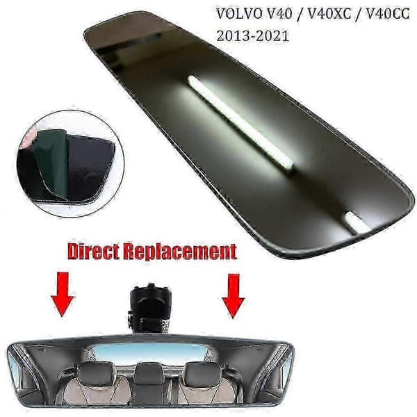 V40 V40XC V40CC 2013-2021 Inner Rear View Mirror Glass Replacement
