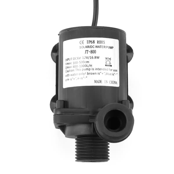 Mini DC børsteløs støysvak boost vannpumpe 12V -40℃~100℃