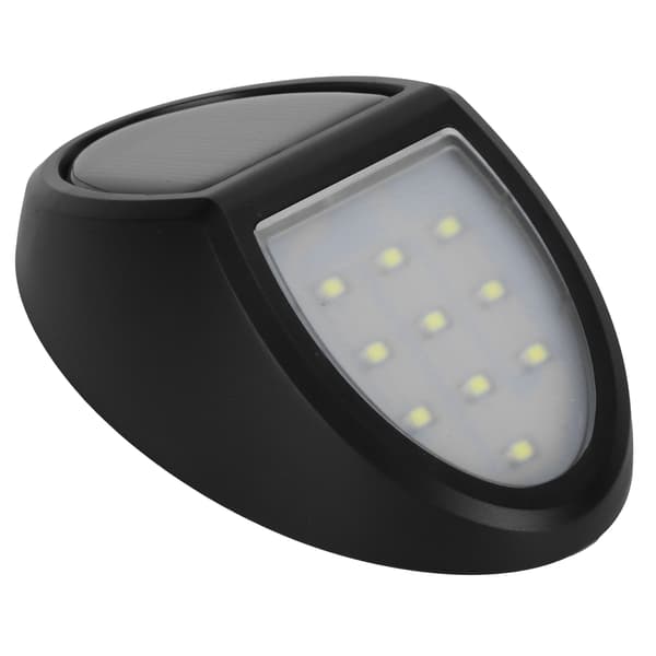 Solcellelys IP65 Vanntett Vegglampe for Hage Terrasse Balkong Dekor Hvit Lys
