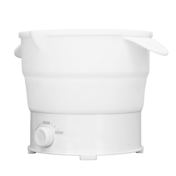 Elektrisk Hot Pot Cooker Multifunksjon 1.2L Bærbar Foldbar Elektrisk Hot Pot for Hjem Sovesal Kontor Reise EU Plugg 220V