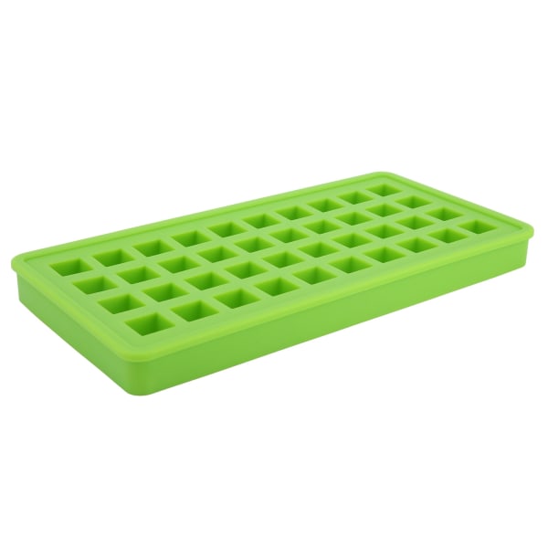 40Grids Silikon Isbricka Fyrkantig Form Iskuber Maker Form DIY Kökstillbehör Grön