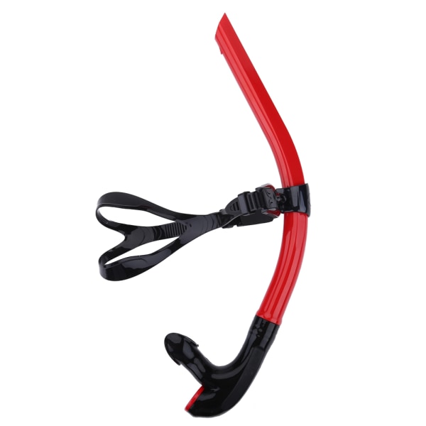 Front Svømming Pusterør Utstyr Snorkel Undervannsdykking Snorkling Tilbehør Rød