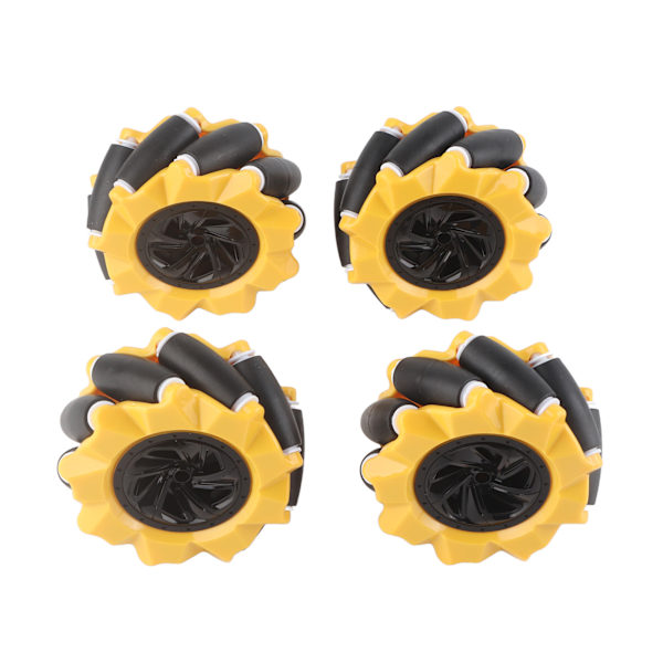 Mecanum Wheel Omni Directional Smart Robot Auton osat Tarvikkeet Tee itse lelukomponentit 80mm (2 paria)