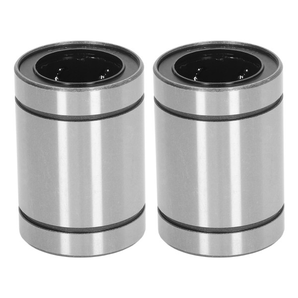 2 stk lineære sylindriske bevegelses kulelager LM30UU lager for 3D-skrivere CNC-maskiner