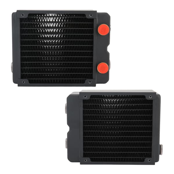 Computer Vandkøling Kobber Radiator 3-Lags 12-Rørs PC Køler Køleplade 120mm G1/4
