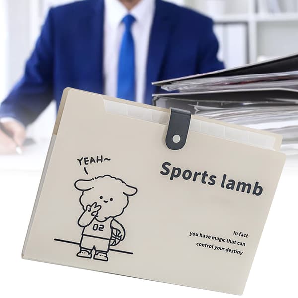 Expanderande mapp 8 lager klassificeringsmärkning Vattentät dragspelsmapp Dokumentmapp för kvitton Typ 1
