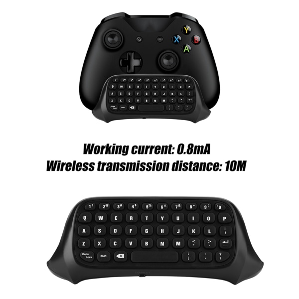 Mini Wireless Controller Tangentbord Controller Trådlöst Chattangentbord för Xbox One