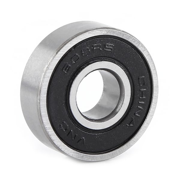 10 STK 608-2RS kugleleje Dobbeltsidet sort gummiforseglet dyb rille