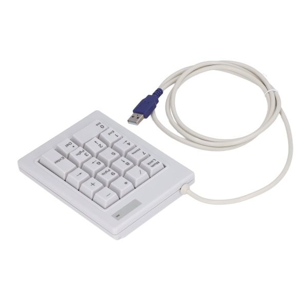 Mekanisk numerisk knappsats 18 tangenter Linjär åtgärdsomkopplare USB port Stänksäkra halkfria kuddar USB numeriska knappar för kontorsbankräknare