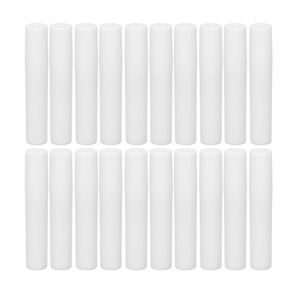 20 STK mini sprayflaske 5 ml hvit ABS fin tåke etterfyllbar tom sprøyteflaske for parfyme