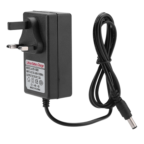 AC100-240V DC 16.8V 2A udskiftning strømforsyning lithium ion batteri oplader sikker opladning UK