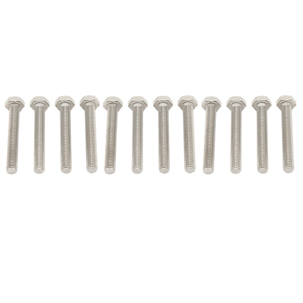 12 st Marine Hex Socket Skruv Rostfritt Stål Hög Hårdhet Pump Impeller Skruvbult för Båtreparation