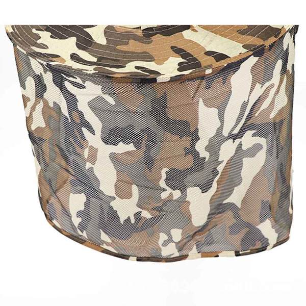 Bucket Hat Fiskeri Solbeskyttelse Udendørs Fiskehætte Camouflage Græsgrøn