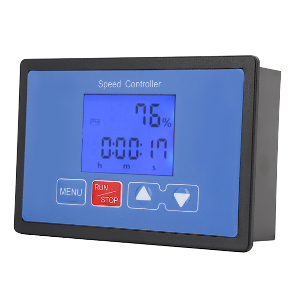 Fjernkontroll DC børstemotor hastighetskontroller 6.5V-55V 30A LCD motorsykkel kjøre-/stopptimer