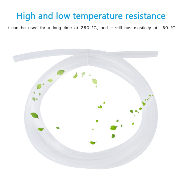 2M silikonerør Vandkøling Gennemsigtig blød silikonerør fleksibel slange (7 * 9 mm)