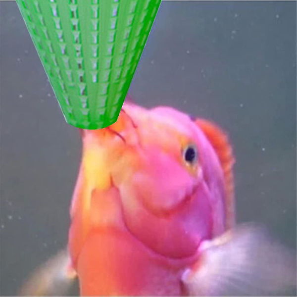 4 stk. Grøn Plastik Live Red Worm Cone Feeder til Akvariefisk