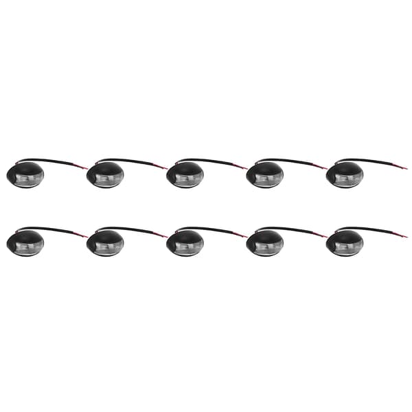10 stk LED-lampeindikatorer Sidelys Energisparing Tilhenger Lastebil