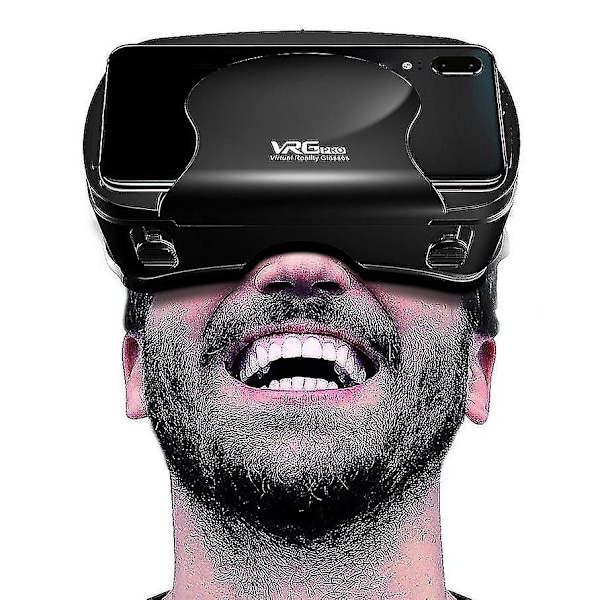 Pro 3D Virtuaalitodellisuus Koko Näytön Visuaalinen Laajakulma Yhteensopiva 5–7 Tuuman Älypuhelin Lasit Laitteet-DT