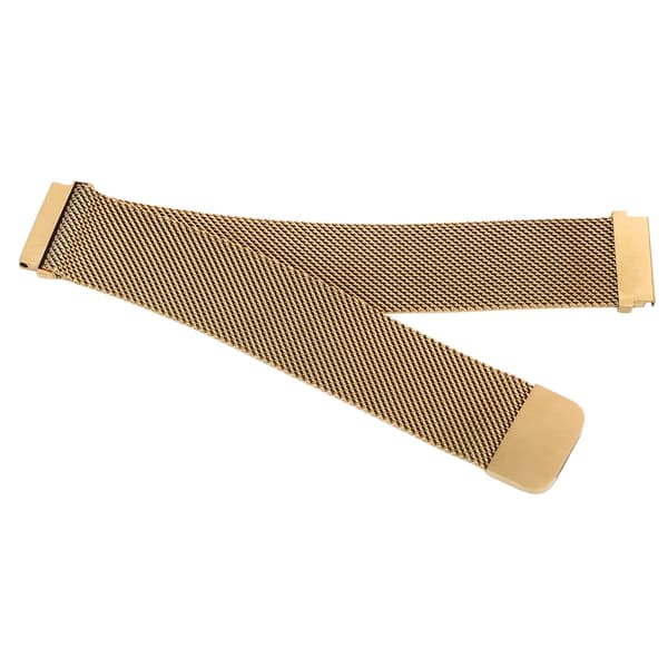 Urrem i rustfrit stål 18 mm armbånd udskiftningsrem til Huawei GT2 Smartwatch Guld