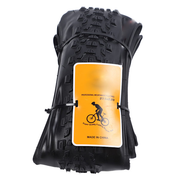 27,5x2,20 Cykelytter Ytterdäck Gummi Anti Slip Mountain Road Bike Fällbart Däck Byte för Cykling Svart