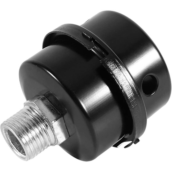 Trykluft lyddæmper filter, metal luftfilter Støjsvag lyddæmper sugefilter 20 mm (1/2 PT 20 mm)