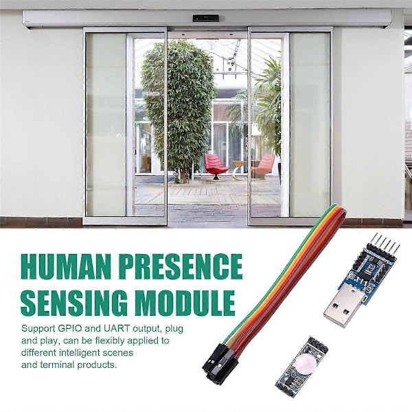 Ny FMCW Radarsensormodul HLK-LD2412 24G Sensor för mänsklig närvaro