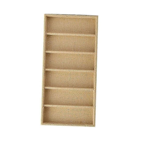 1 stk. 6 Slots Brille Displayboks, Brilleorganiseringsboks, Brille Display Smykkeorganiser